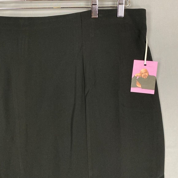 Sergio Hudson x Target Skirt Womens 3X Black Pencil High Waist Slit Business - Picture 2 of 8